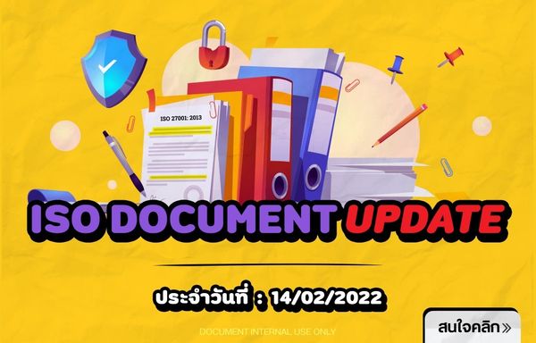 ISO DOCUMENT UPDATE 14/02/2022